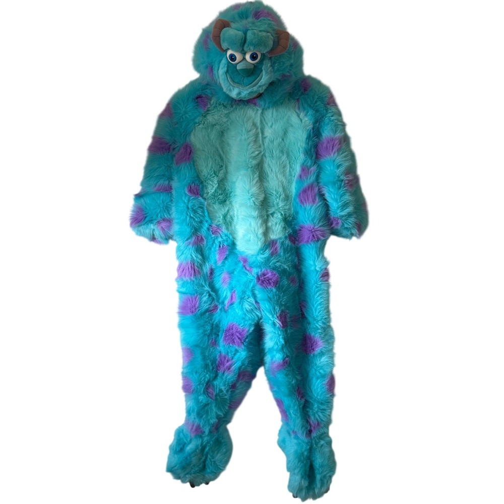 Disney Store Monsters Inc Sulley Plush Faux Fur Costume Kids Size 6-8